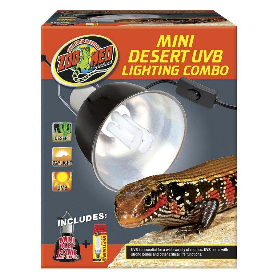 Zoo Med Mini Desert UVB Lighting Combo-Reptile-Zoo Med-Lighting Combo Pack-