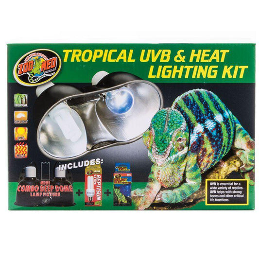 Zoo Med Tropical UVB & Heat Lighting Kit-Reptile-Zoo Med-Lighting Combo Pack-