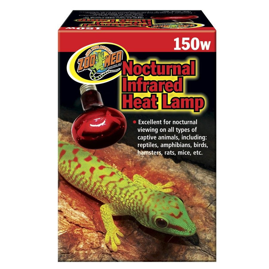 Zoo Med Nocturnal Infrared Heat Lamp-Reptile-Zoo Med-150 Watts-