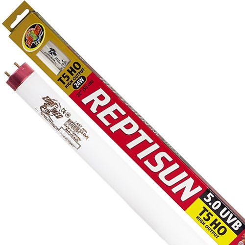 Zoo Med ReptiSun T5 HO 5.0 UVB Replacement Bulb-Reptile-Zoo Med-24W (22")-