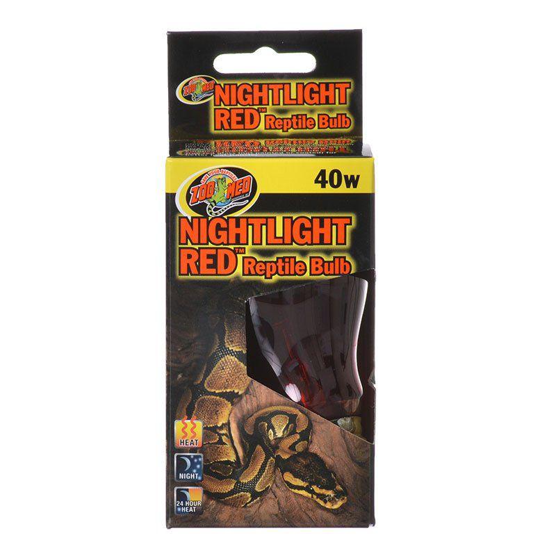 Zoo Med Nightlight Red Reptile Bulb-Reptile-Zoo Med-40 Watts-