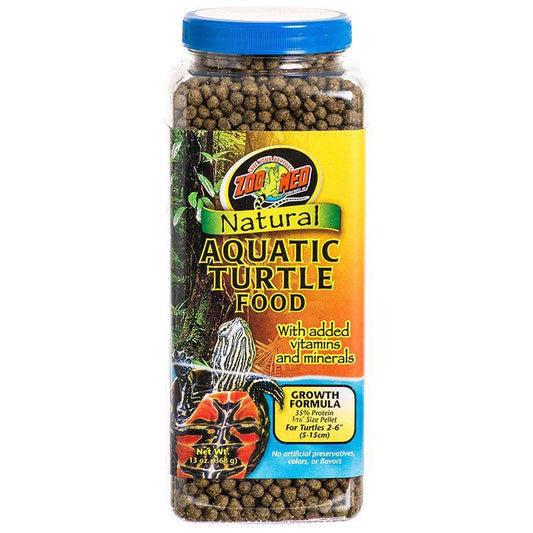 Zoo Med Natural Aquatic Turtle Food (Pellets)-Reptile-Zoo Med-13 oz-