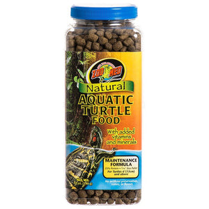 Zoo Med Natural Aquatic Turtle Food - Maintenance Formula (Pellets)-Reptile-Zoo Med-12 oz-