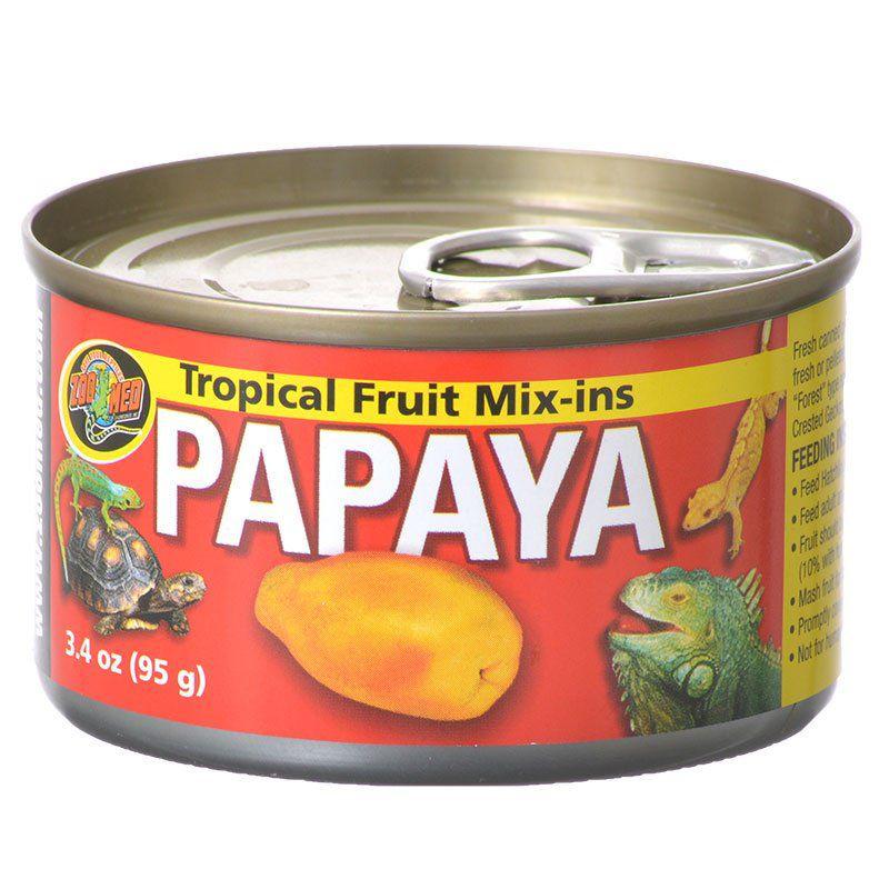 Zoo Med Tropical Friut Mix-ins Papaya Reptile Treat-Reptile-Zoo Med-4 oz-