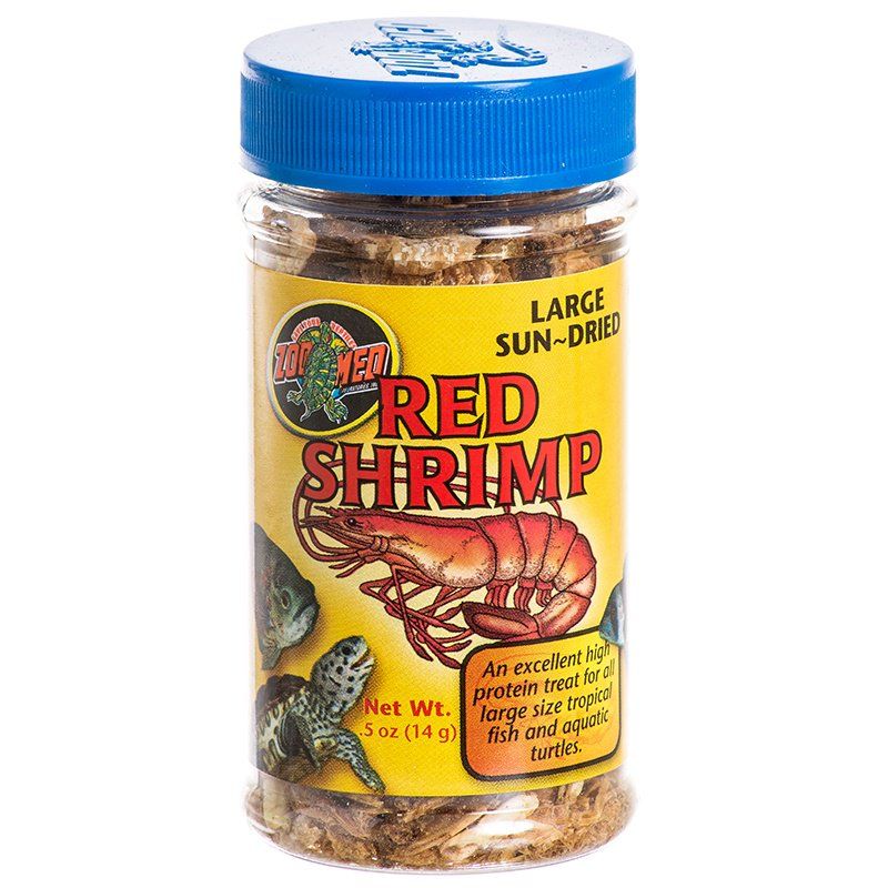 Zoo Med Large Sun-Dried Red Shrimp-Fish-Zoo Med-0.5 oz-