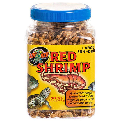Zoo Med Large Sun-Dried Red Shrimp-Fish-Zoo Med-2.5 oz-