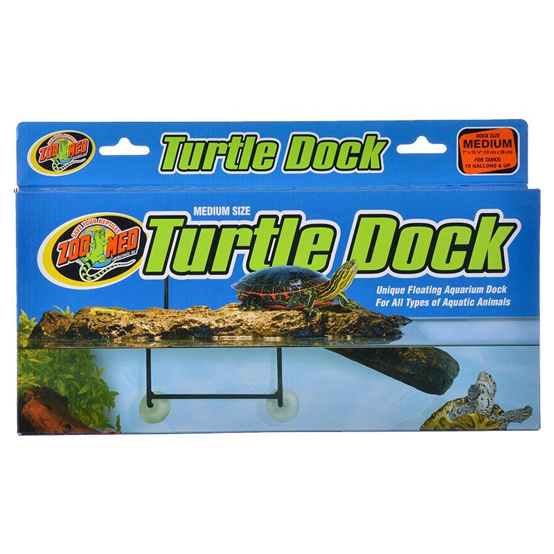 Zoo Med Floating Turtle Dock-Reptile-Zoo Med-Medium - 15 Gallon Tanks (15.5" Long x 7" Wide)-