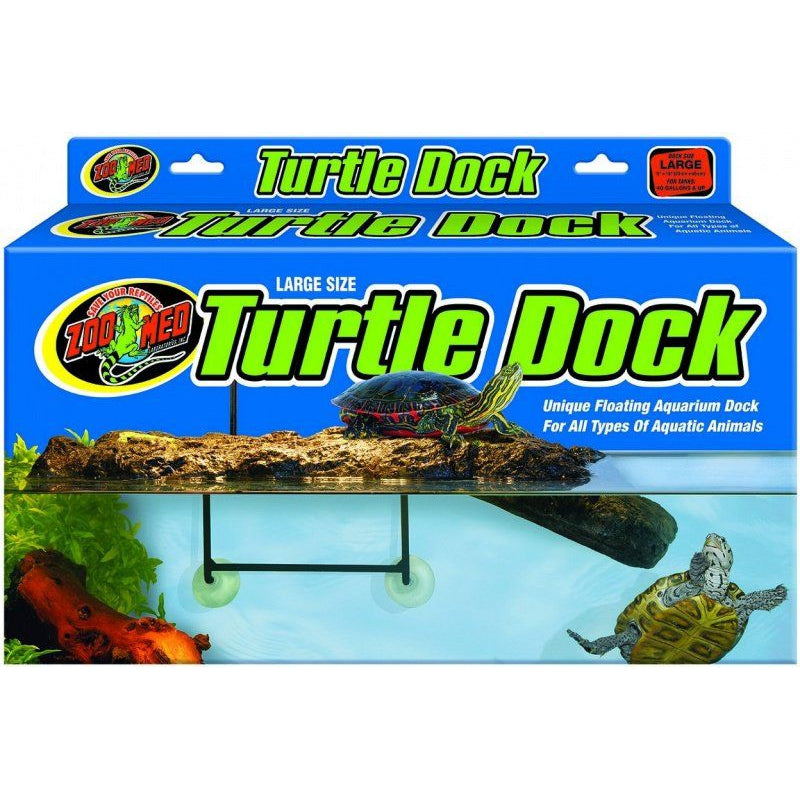 Zoo Med Floating Turtle Dock-Reptile-Zoo Med-Large - 40 Gallon Tanks (18" Long x 9" Wide)-