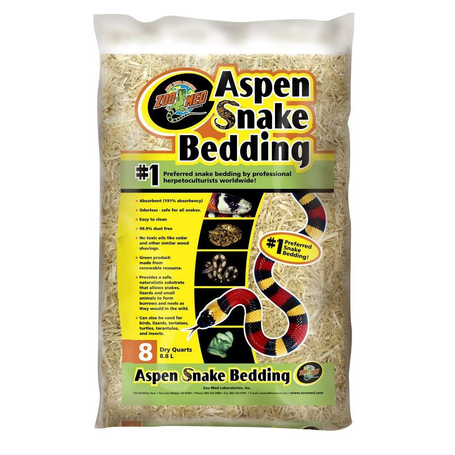 Zoo Med Aspen Snake Bedding-Reptile-Zoo Med-8 Quarts-