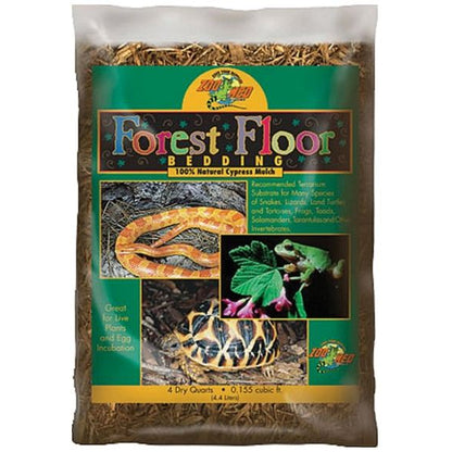 Zoo Med Forrest Floor Bedding - All Natural Cypress Mulch-Reptile-Zoo Med-4 Quarts-