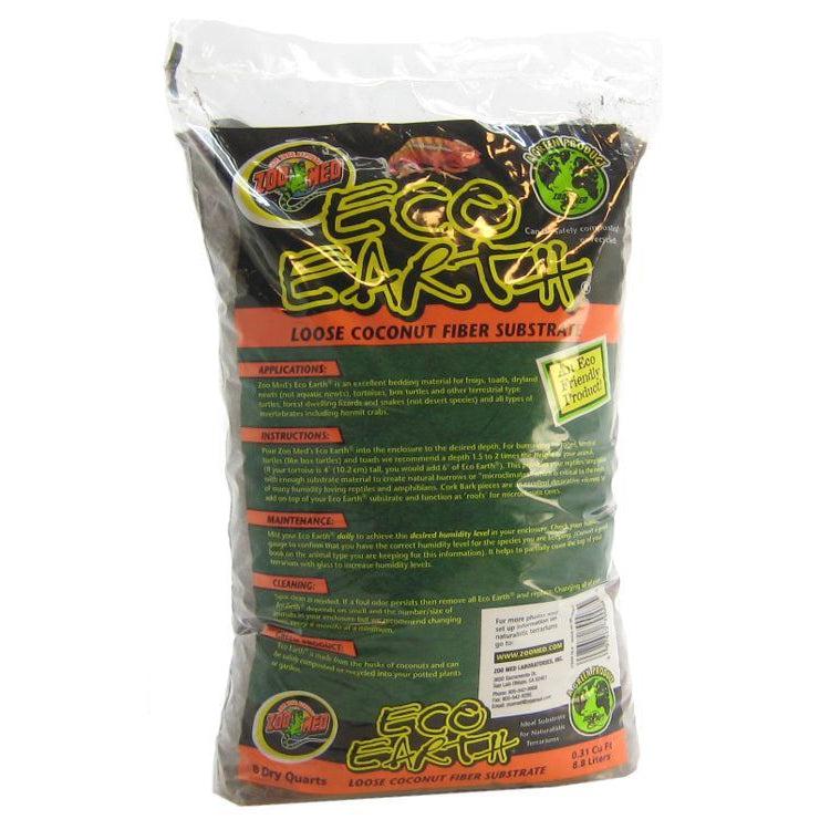 Zoo Med Eco Earth Loose Coconut Fiber Substrate-Reptile-Zoo Med-8 Quarts-