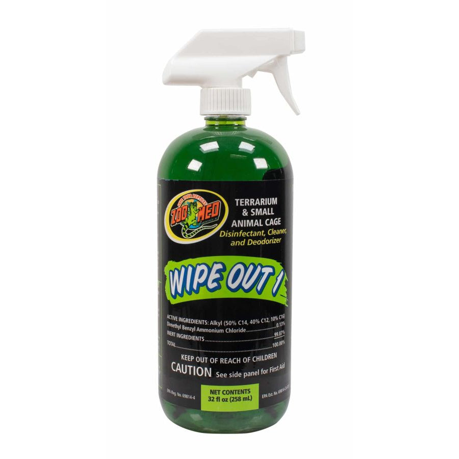 Zoo Med Wipe Out 1 - Small Animal & Reptile Terrarium Cleaner-Reptile-Zoo Med-32 oz-