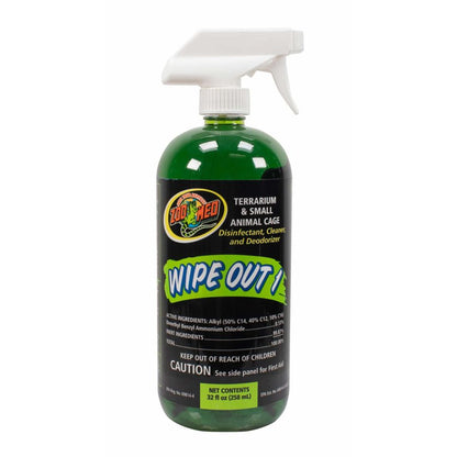 Zoo Med Wipe Out 1 - Small Animal & Reptile Terrarium Cleaner-Reptile-Zoo Med-32 oz-