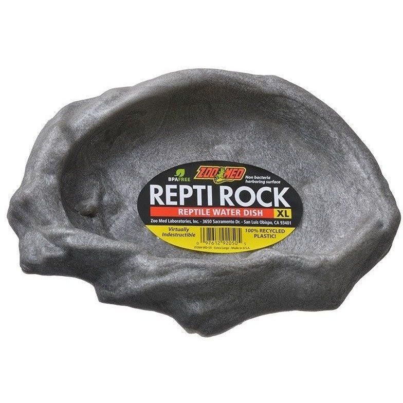 Zoo Med Repti Rock - Reptile Water Dish-Reptile-Zoo Med-X-Large (11.5" Long x 8" Wide)-