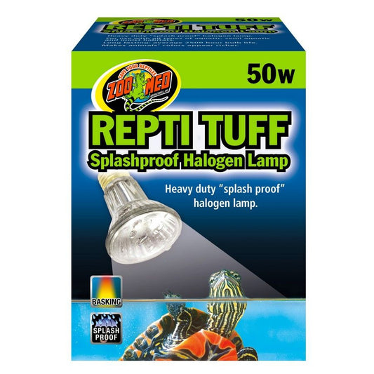 Zoo Med Turtle Tuff Splashproof Halogen Lamp-Reptile-Zoo Med-50 Watts-