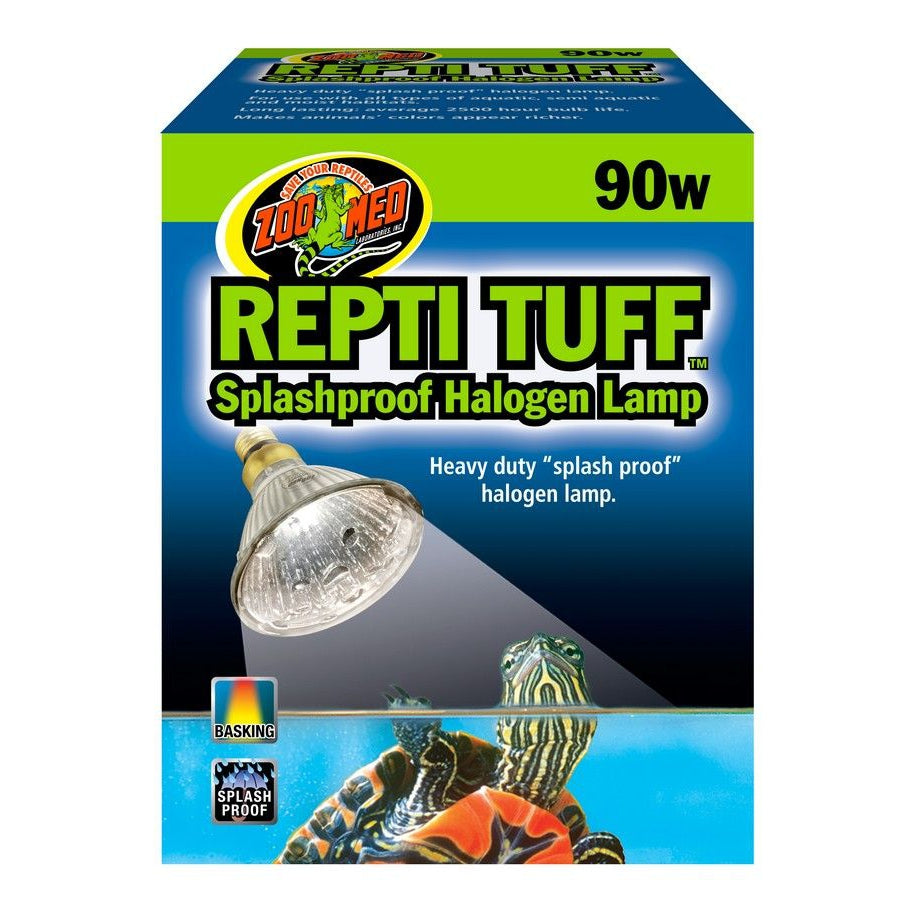 Zoo Med Turtle Tuff Splashproof Halogen Lamp-Reptile-Zoo Med-90 Watts-