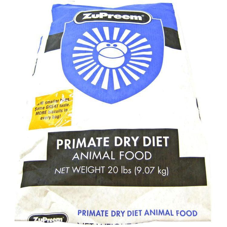 ZuPreem Primate Dry Diet Animal Food-Small Pet-ZuPreem-20 lbs-