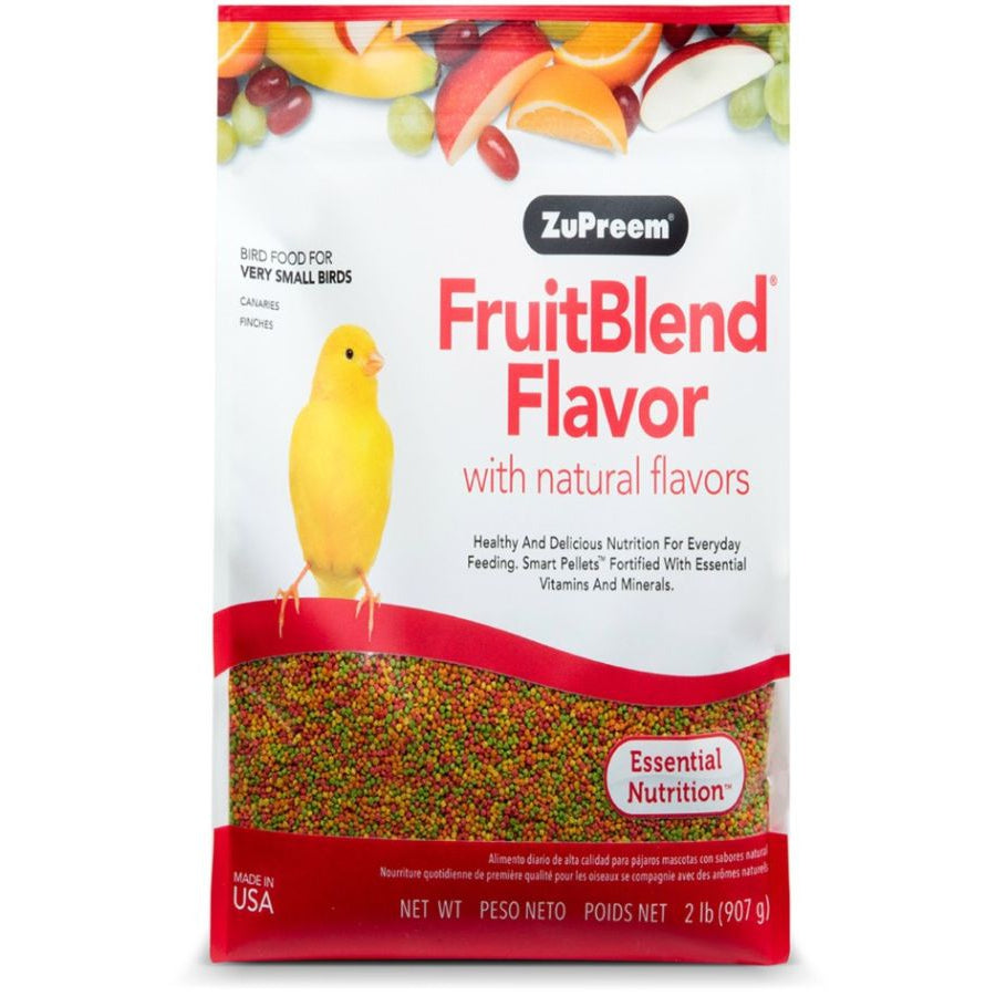 ZuPreem FruitBlend Flavor Bird Food for Very Small Birds-Bird-ZuPreem-2 lbs-