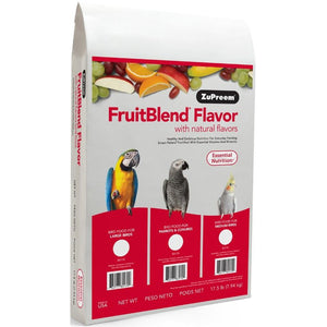 ZuPreem FruitBlend Flavor Bird Food for Medium Birds-Bird-ZuPreem-17.5 lbs-