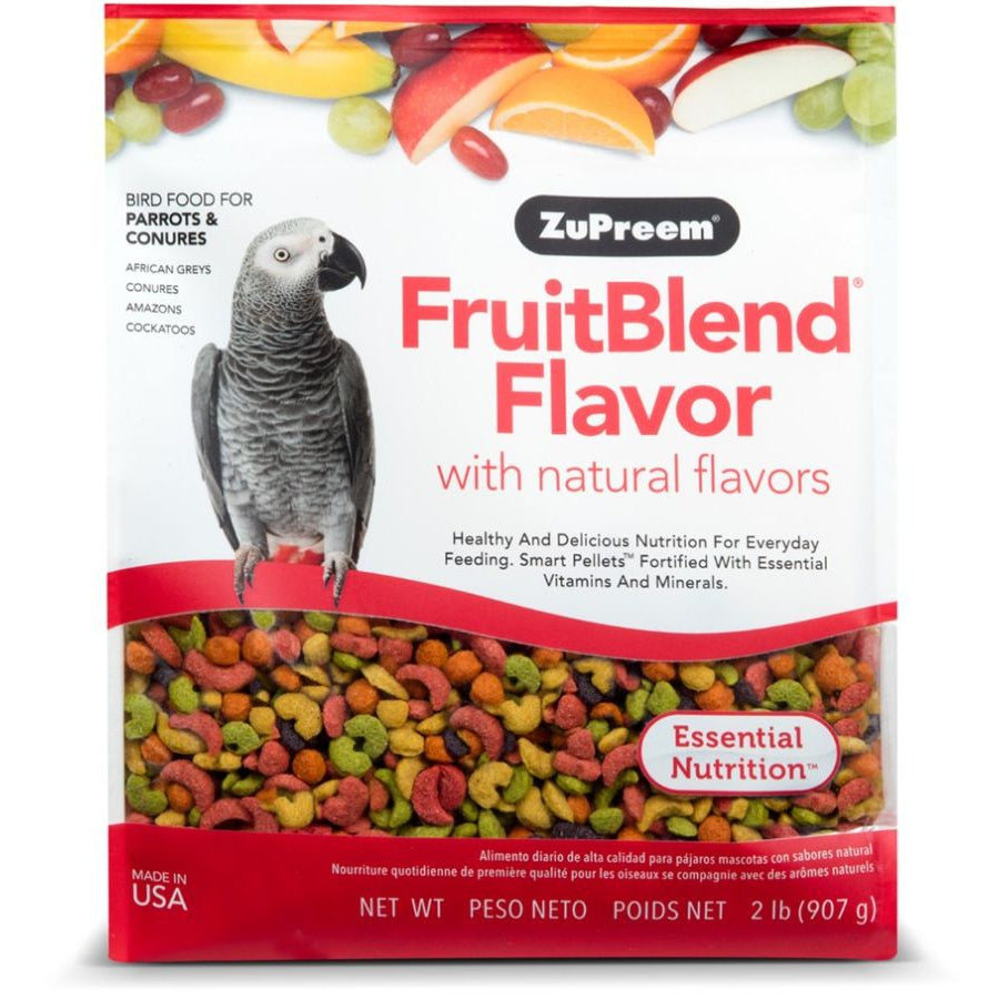 ZuPreem FruitBlend Flavor Bird Food for Parrots & Conures-Bird-ZuPreem-2 lbs-