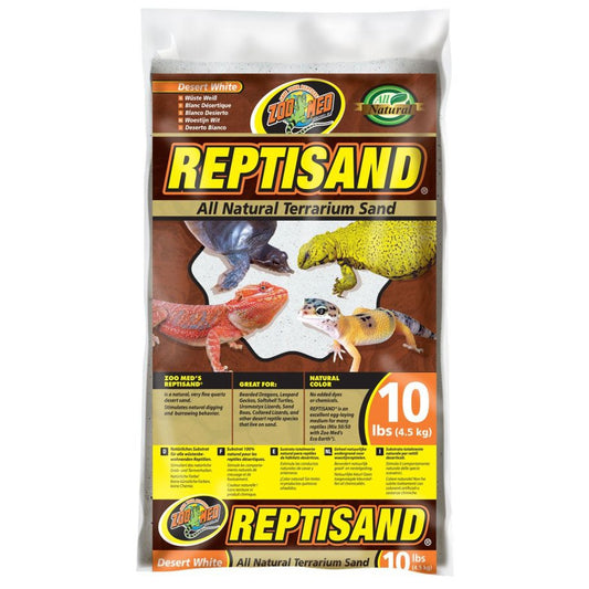 Zoo Med ReptiSand Substrate - Desert White-Reptile-Zoo Med-3 x 10 lb Bags (30 lbs Total)-