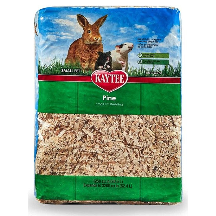 Kaytee Pine Small Pet Bedding-Small Pet-Kaytee-1 Bag - (1,250 Cu. In. Expands to 3,200 Cu. In.)-
