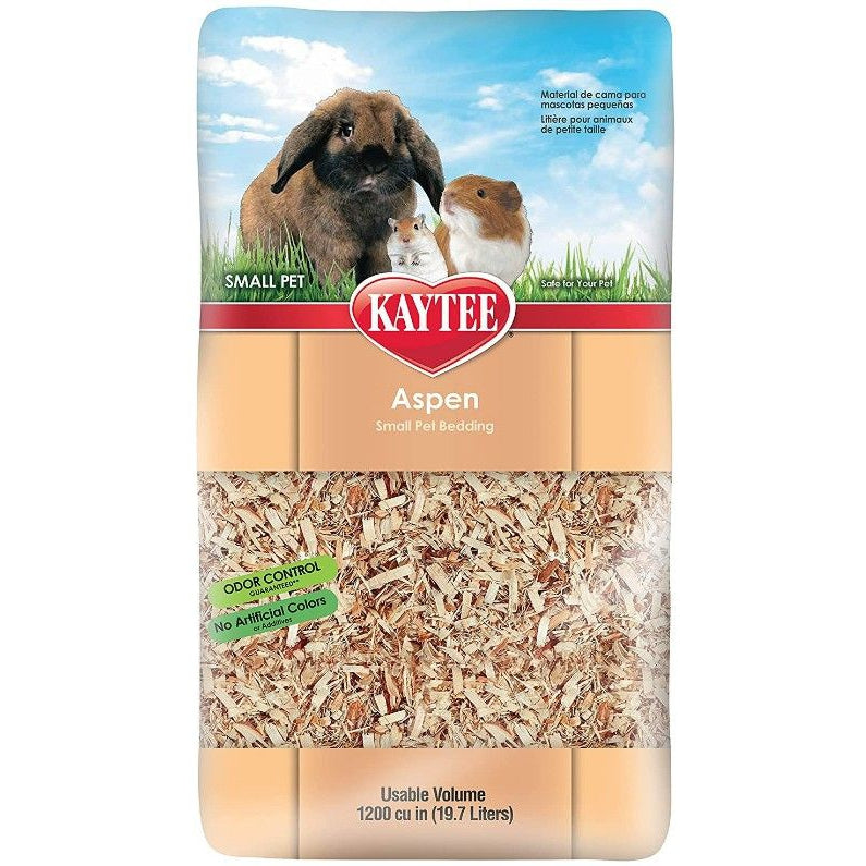 Kaytee Aspen Small Pet Bedding & Litter-Small Pet-Kaytee-1 Bag - (500 Cu. In. Expands to 1,200 Cu. In.)-