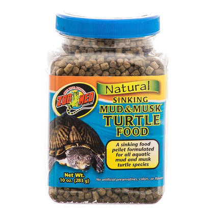 Zoo Med Natural Sinking Mud & Musk Turtle Food-Reptile-Zoo Med-10 oz-