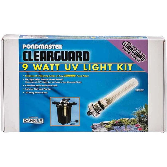 Pondmaster Clearguard Filter UV Clarifier Kit-Fish-Pondmaster-9 Watt UV Kit-