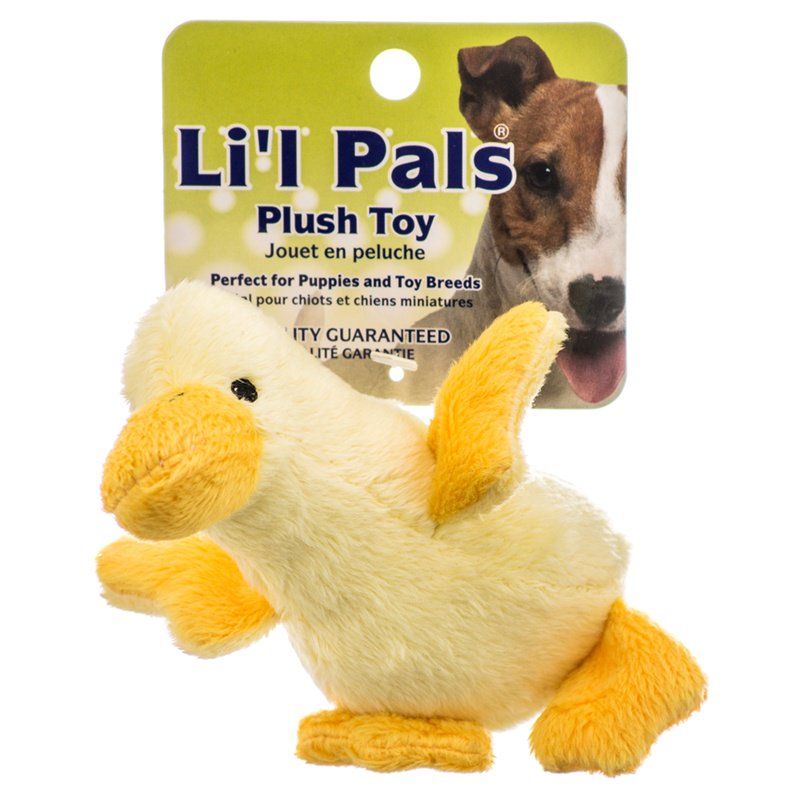 Lil Pals Ultra Soft Plush Dog Toy - Duck-Dog-Li'l Pals-5" Long-