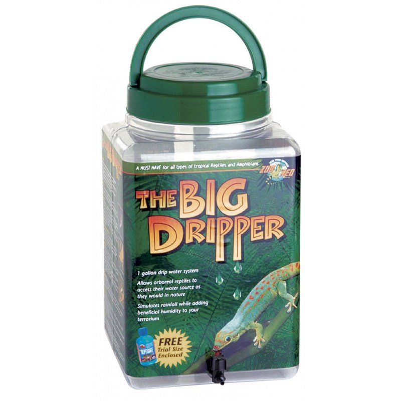 Zoo Med Dripper System-Reptile-Zoo Med-The Big Dripper - 1 Gallon Drip Water System-