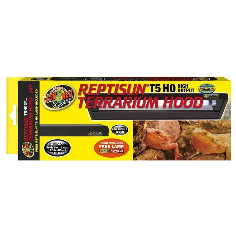 Zoo Med ReptiSun HO T5 Terrarium Hood-Reptile-Zoo Med-39 Watts (36" Hood - 34" T5 HO Bulb)-