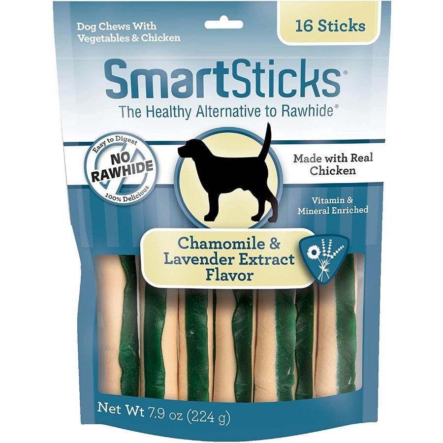 SmartBones Calming Care Treat Sticks for Dogs - Chicken-Dog-Smartbones-16 Pack - (3.75" Sticks)-