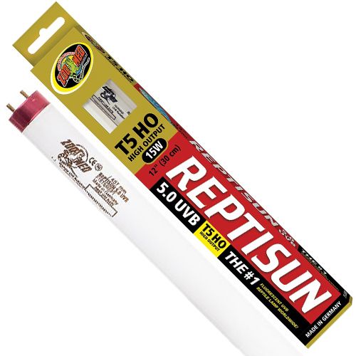 Zoo Med ReptiSun T5 HO 5.0 UVB Replacement Bulb-Reptile-Zoo Med-15W (12")-