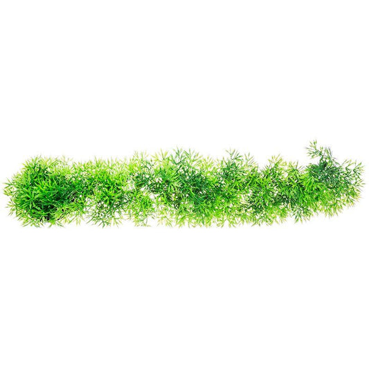 Aquatop Fuzzy Aquarium Plant - Green-Fish-Aquatop-15" Wide x 2" High-