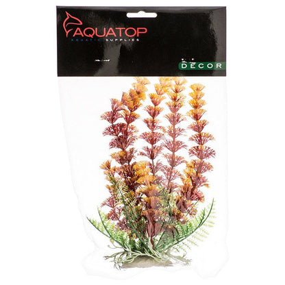 Aquatop Cabomba Aquarium Plant - Fire-Fish-Aquatop-6" High w/ Weighted Base-