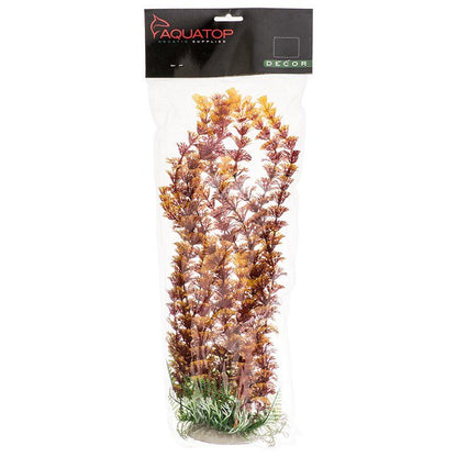 Aquatop Cabomba Aquarium Plant - Fire-Fish-Aquatop-12" High w/ Weighted Base-