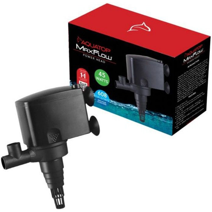 Aquatop Max Flow Power Head Aquarium Pump-Fish-Aquatop-608 GPH-