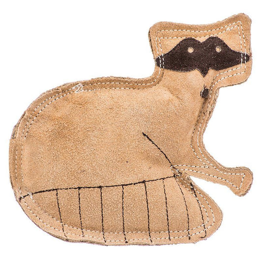 Spot Dura-Fused Leather Raccoon Dog Toy-Dog-Spot-8" Long x 7" High-