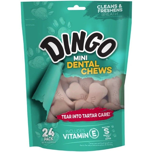 Dingo Dental Chews - Total Care-Dog-Dingo-Mini - 24 Pack-