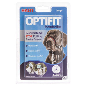 Halti Optifit Deluxe Headcollar for Dogs-Dog-Company of Animals-Large - (Rottweiler, Great Dane, Newfoundland, Large German Shepherd)-