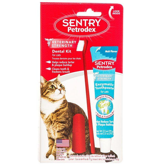 Petrodex Dental Kit for Cats with Enzymatic Toothpaste-Animals & Pet Supplies-BimBimPet-