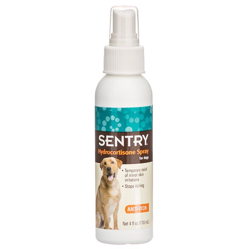 Sentry Hydrocortisone Spray for Dogs - Anti-Itch Medication-Dog-Sentry-4 fl oz-