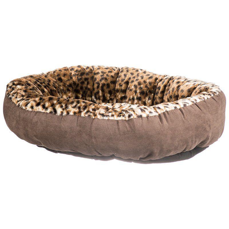 Aspen Pet Round Pet Bedding - Animal Print-Dog-Aspen Pet-18" Diameter-