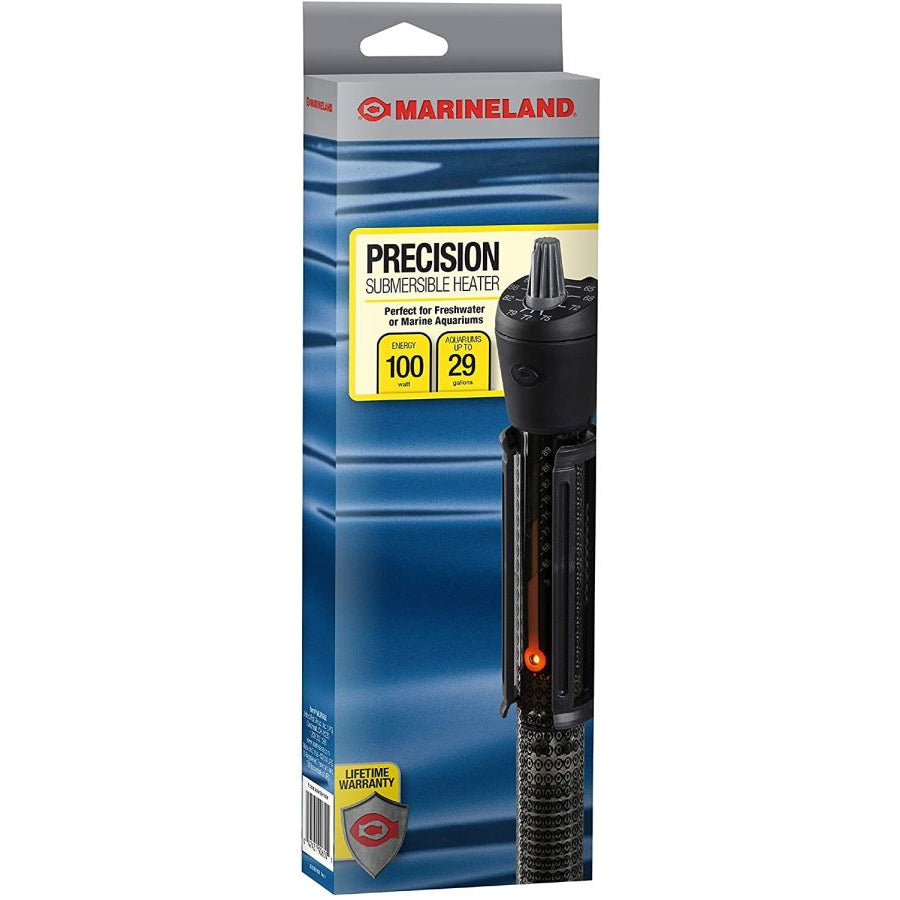 Marineland Precision Submersible Aquarium Heater-Fish-Marineland-100 Watt - 10.25" Long - (Aquariums up to 29 Gallons)-