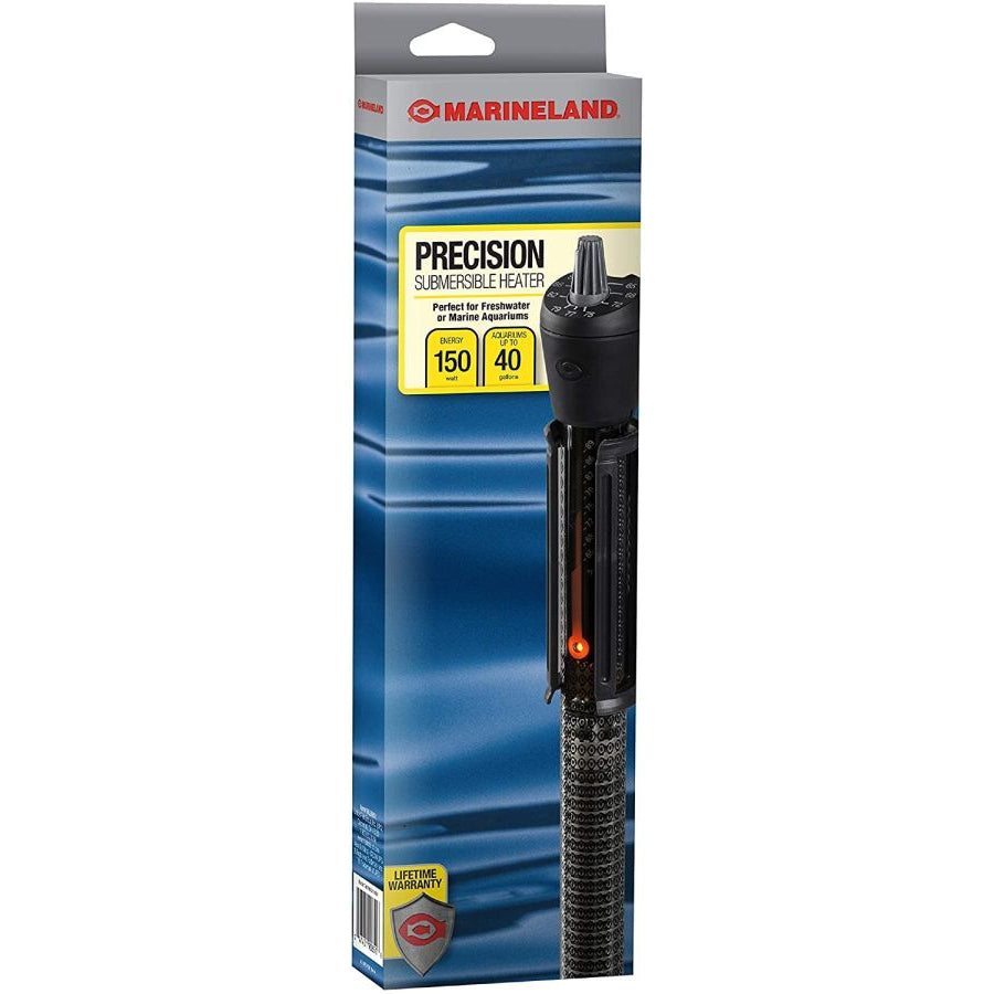 Marineland Precision Submersible Aquarium Heater-Fish-Marineland-150 Watt - 12" Long - (Aquariums up to 40 Gallons)-