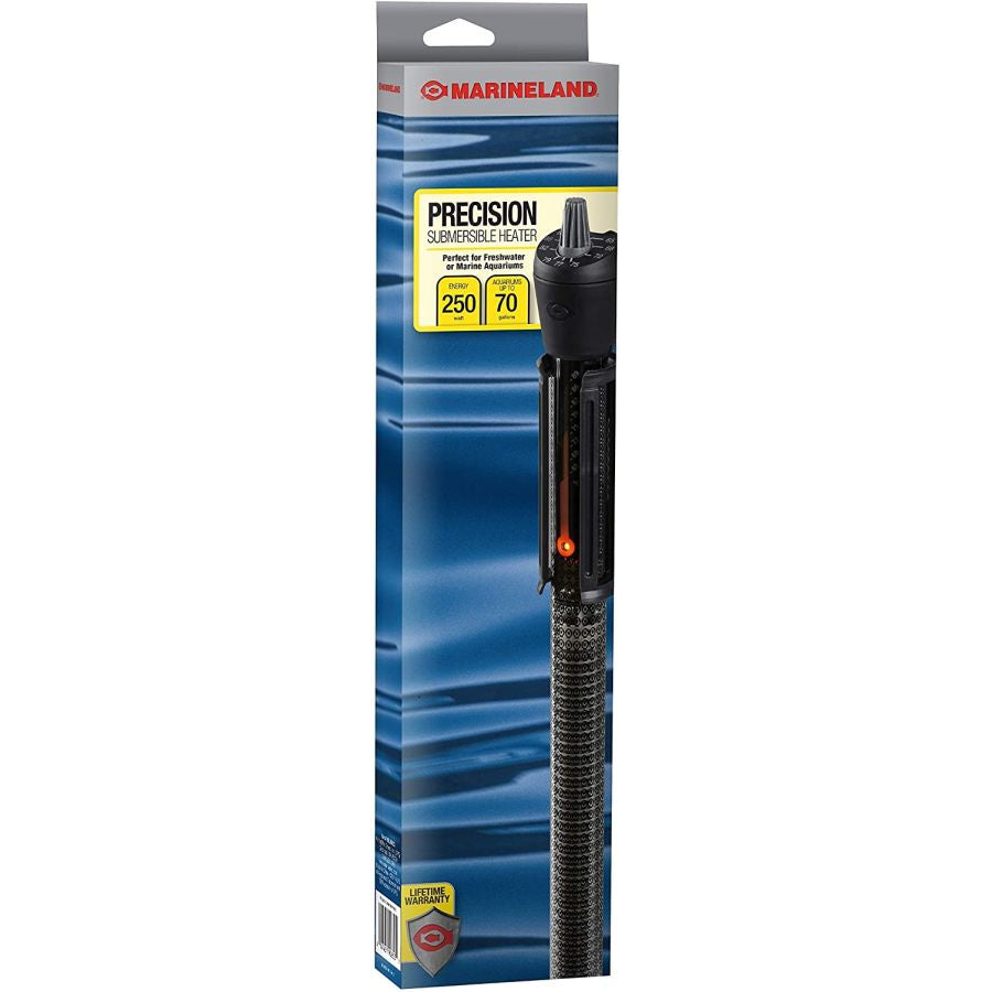 Marineland Precision Submersible Aquarium Heater-Fish-Marineland-250 Watt - 14.5" Long - (Aquariums up to 70 Gallons)-