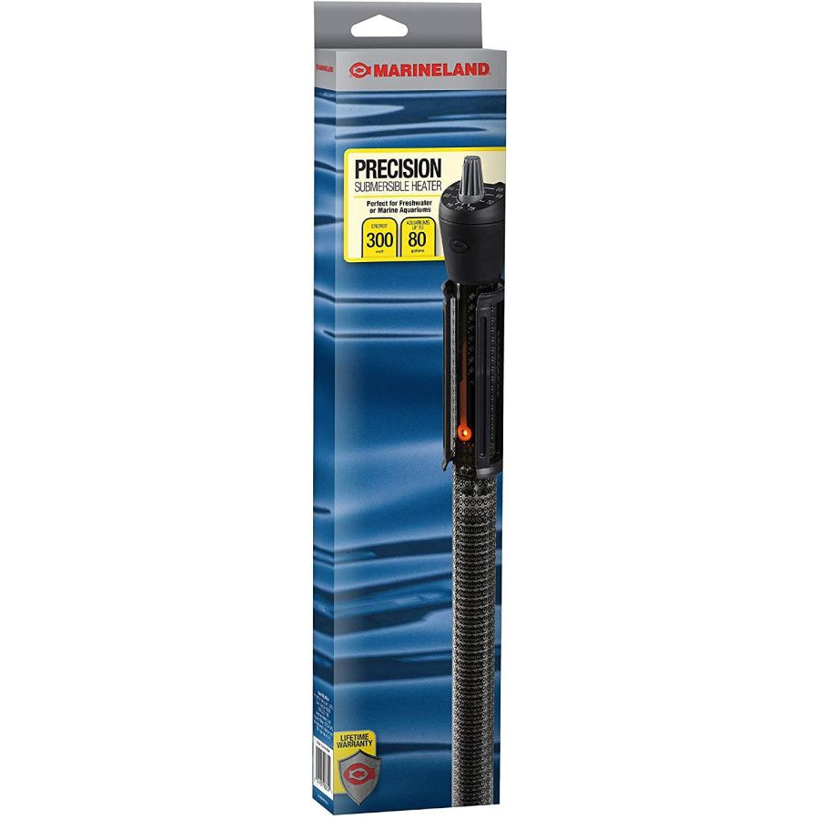 Marineland Precision Submersible Aquarium Heater-Fish-Marineland-300 Watt - 15" Long - (Aquariums up to 80 Gallons)-