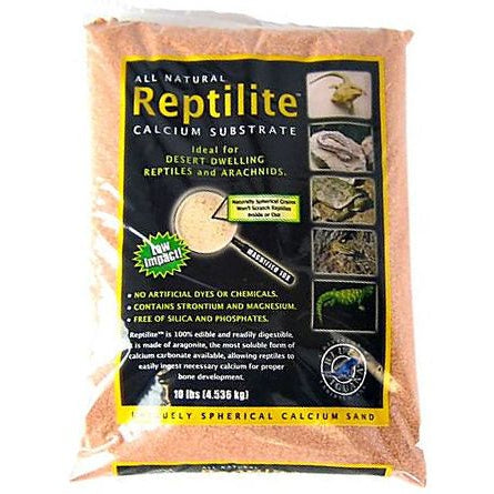 Blue Iguana Reptilite Calcium Substrate for Reptiles - Desert Rose-Reptile-Caribsea-40 lbs - (4 x 10 lb Bags)-