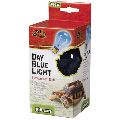 Zilla Incandescent Day Blue Light Bulb for Reptiles-Fish-Zilla-100 Watt-